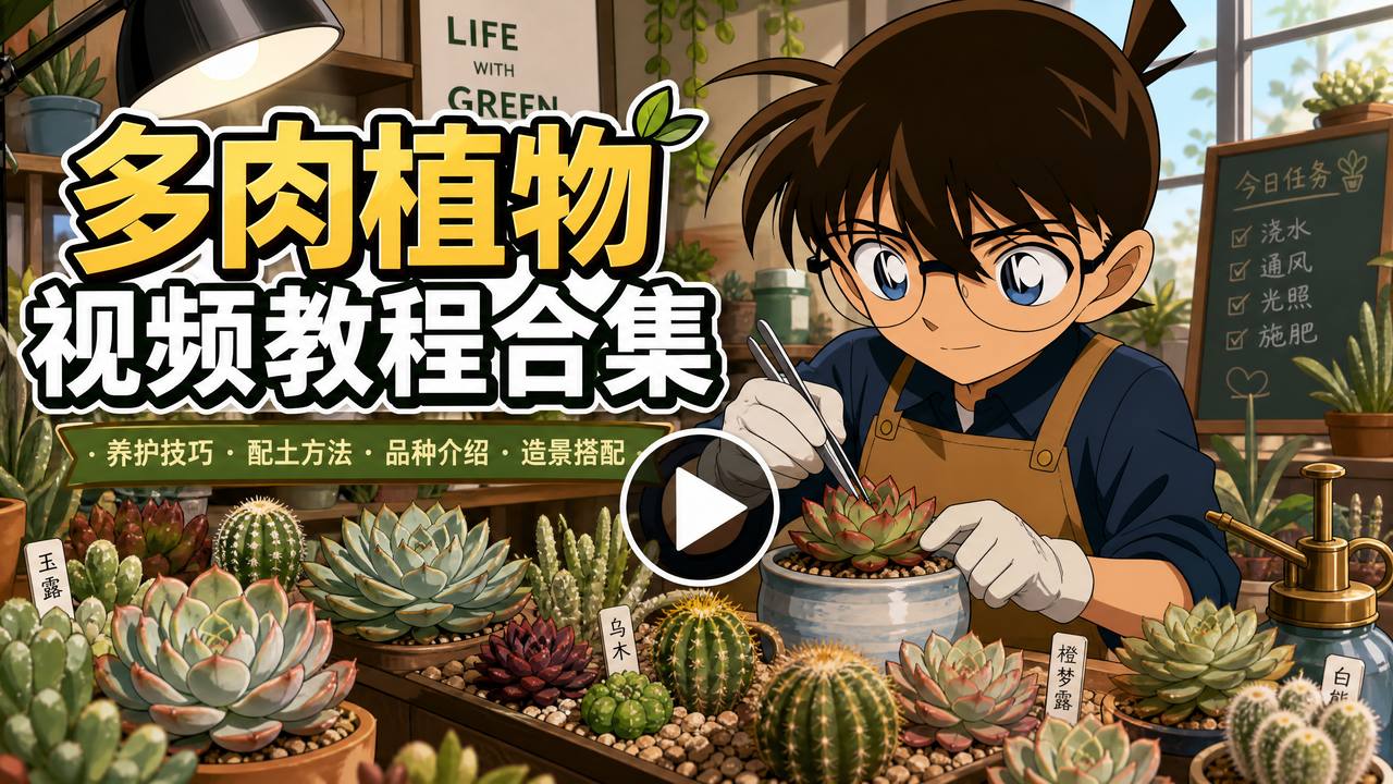 海角多肉植物视频教程合集